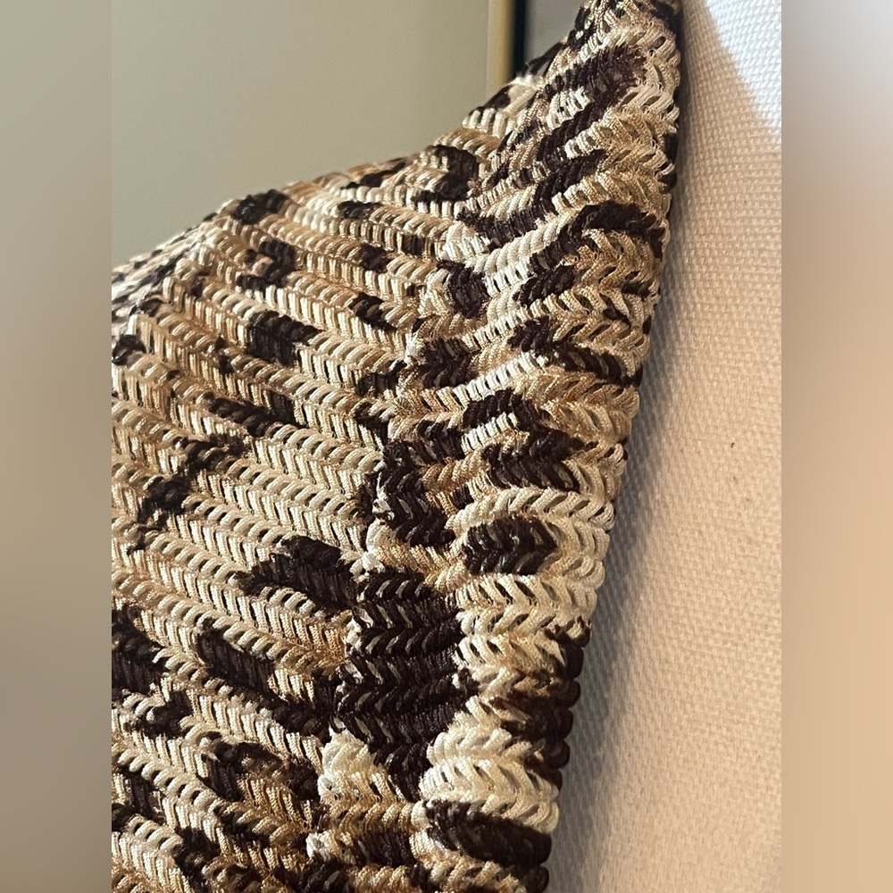 🖤 Chico’s Travelers Animal Print Open Front Cardigan Size 2 Large (L 12) 🐆 - Picture 2 of 9